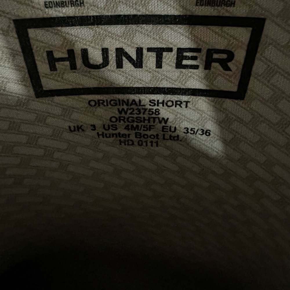 ‼️🚨SOLD ‼️🚨Hunter Black Rain Boots - Picture 15 of 15